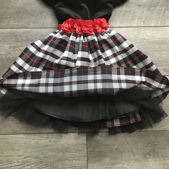 ❤️ Sweet Heart Rose Plaid Dress - Picture 6 of 9